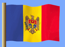 Moldova Flag Coat Of Arms GIF