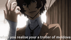 Moldova Trollers Osamu Dazai GIF
