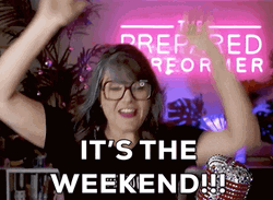 Molly Mahoney Jumping Its The Weekend  GIF