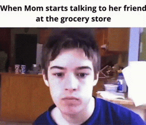 Mom At Grocery You Ruined It GIF