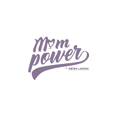 Mom Power Purple Logo Sticker