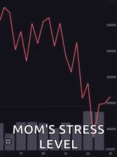 Mom's Stress Level Graph GIF