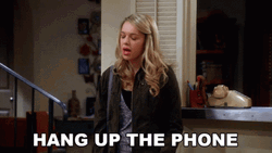 Mom Show Violet Plunkett Hang Up The Phone GIF
