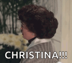 Mommie Dearest Christina Crawford Head Turn GIF
