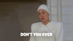 Mommie Dearest Faye Dunaway All White GIF