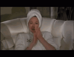 Mommie Dearest Faye Dunaway Rubbing Palm GIF