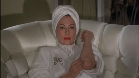 Mommie Dearest Joan Crawford Massage Elbow GIF