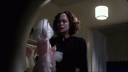 Mommie Dearest Joan Crawford Wire Hangers Away GIF