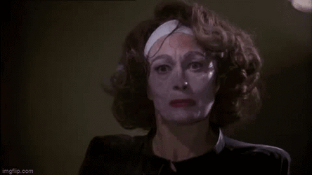 Mommie Dearest Stress Joan Crawford GIF