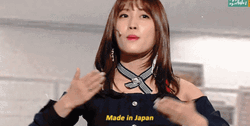 Momo Says Made In Japan GIF