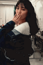 Momo Twice Flying Kiss Swag GIF