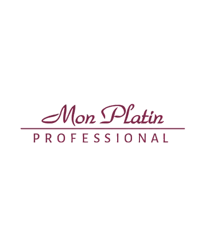 Mon Platin Professional Logo Purple Background Sticker
