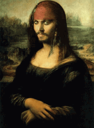 Mona Lisa Painting Meme Hey What's Going On GIF