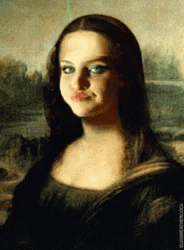 Mona Lisa Painting Moving Mouth