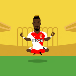 Monaco Bakayoko Ball Keeping GIF