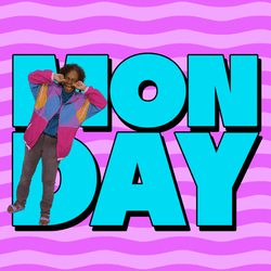 Monday Blues Floating Man GIF