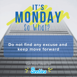 Monday Blues Flooding Messages GIF