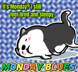 Monday Blues Lazy Dog GIF