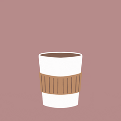 Monday Coffee Animated Coffee With Heart Smoke GIF