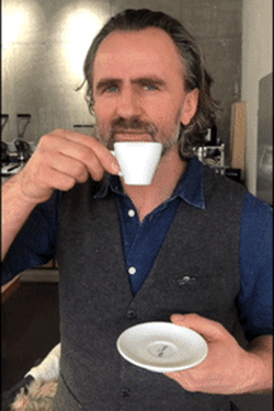 Monday Coffee Dritan Alsela Drinking GIF