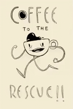 Monday Coffee To The Rescue GIF
