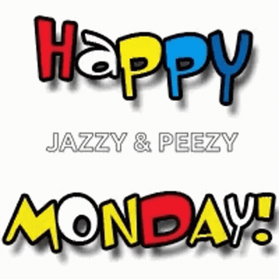 Monday Logo Jazzy & Peezy Happy GIF