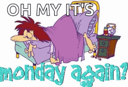 Monday Morning Hate Madness Animated Cartoon GIF