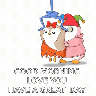 Monday Sign Saying Good Morning Love GIF