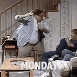 Monday To Friday Sitcom Scenes Funny GIF
