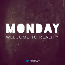 Monday Welcome To Reality GIF