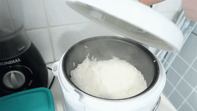 Mondial Blender Next To Rice Cooker GIF