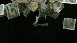 Money Bills Gradual Motion Falling GIF