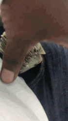 Money Falling Cash Stack In Pocket GIF