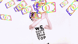 Money Flying Evie Irie GIF