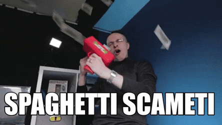 Money Flying Spaghetti Scameti GIF