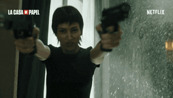 Money Heist Shoot Scene GIF