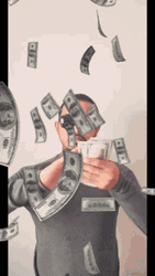 Money Money Money Rain Falling  GIF