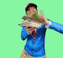 Money Rain Dollar Stacks GIF