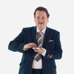 Money Rain Happy Office Guy GIF