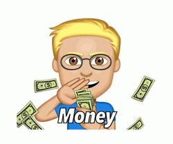 Money Rain Memoji GIF 