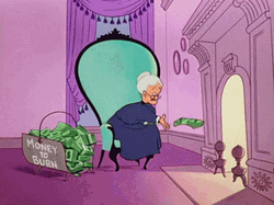 Money To Burn Granny GIF