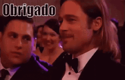 Moneyball Jonah Hill Brad Pitt Flying Kiss Obrigado GIF