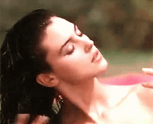 Monica Bellucci In A Pool GIF