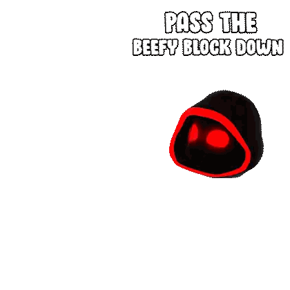 Monkey And Monster Pass Beefy Block Sticker