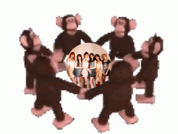 Monkey Circle Girls Group Stayc GIF