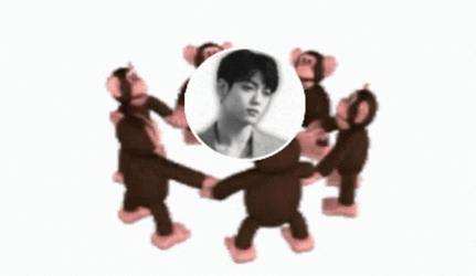 Monkey Circle Soobin GIF