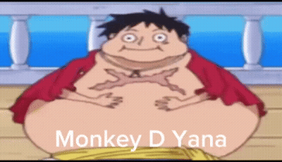 Monkey D Luffy Sitting On Deck GIF