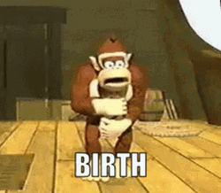 Monkey Dancing Birth GIF