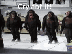 Monkey Dancing Cry About It GIF