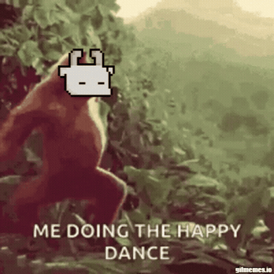 Monkey Doing The Happy Dance GIF